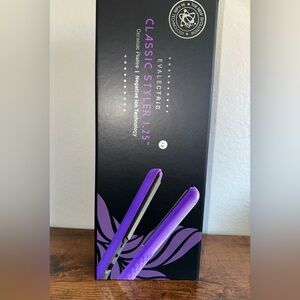 Eva NYC Purple Classic Styler 1.25" Hair Straightener